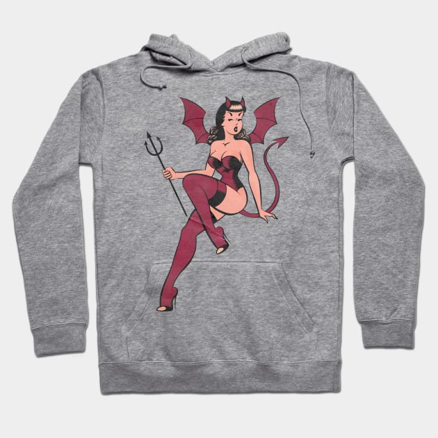 Lowbrow Devil Woman Gertrude Hoodie by OldSalt